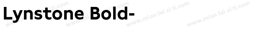 Lynstone Bold字体转换